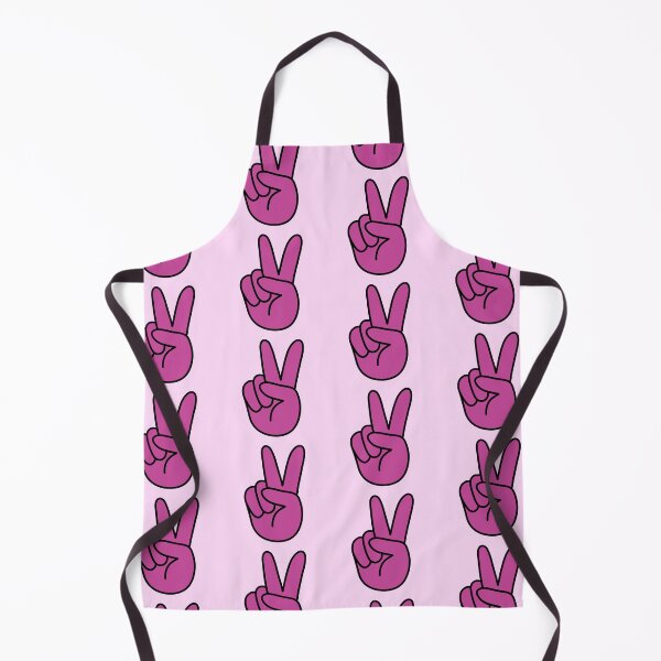 Item preview, Retro Hand Showing Peace Sign Pink designed and sold by MrsCreative1.