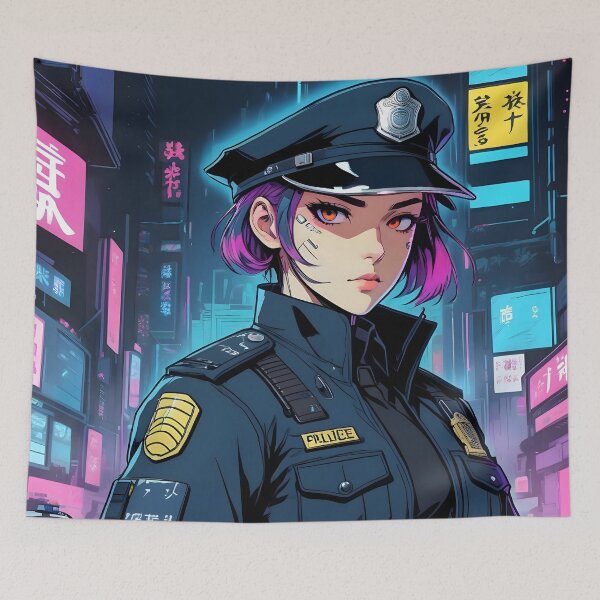 Item preview, Cyberpunk Police Officer designed and sold by papi1998.