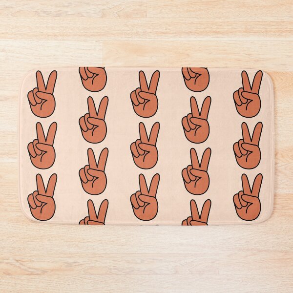 Item preview,  Retro Hand Showing Peace Sign Orange designed and sold by MrsCreative1.