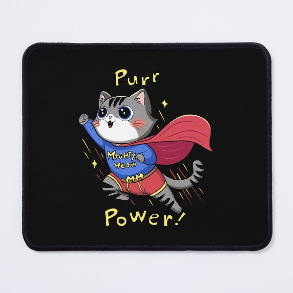 Item preview, Mighty Meow Supercat designed and sold by SpiritedArtwork.