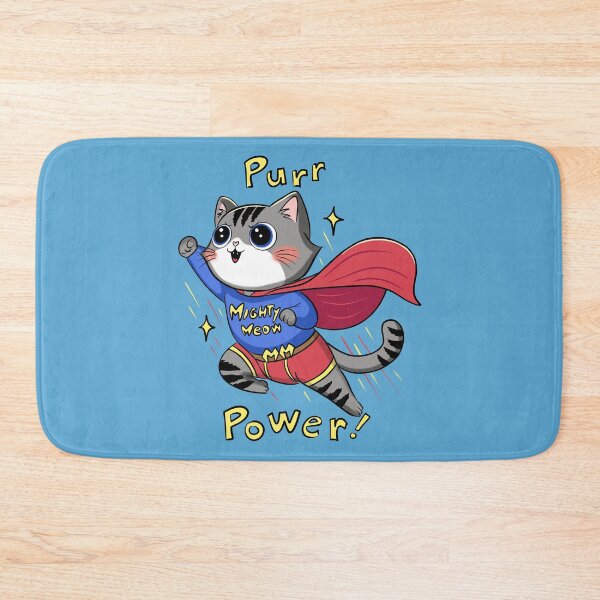 Item preview, Mighty Meow Supercat designed and sold by SpiritedArtwork.