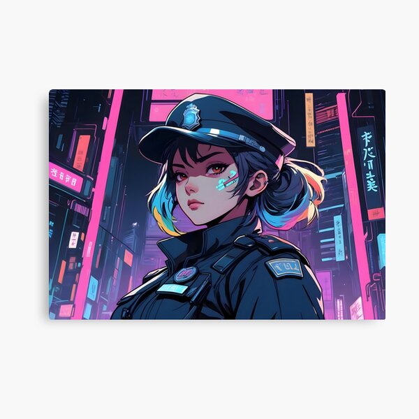 Artikel-Vorschau von Cyberpunk-Polizist, designt und verkauft von papi1998.