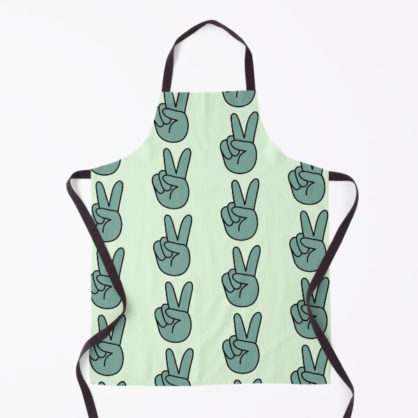 Item preview, Retro Hand Showing Peace Sign Green designed and sold by MrsCreative1.