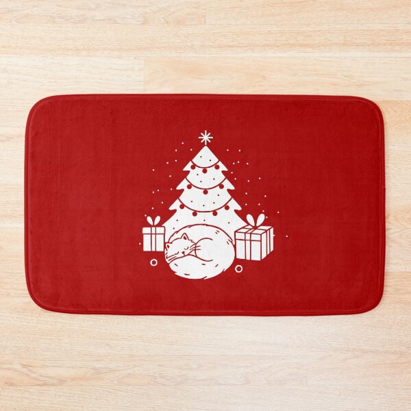 Item preview, Home for the Holidays: Introvert Cat Red Edition / Introvert Joke Funny T-Shirt Label designed and sold by introvertvibes.