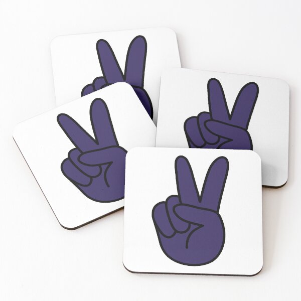 Item preview, Retro Hand Showing Peace Sign Purple designed and sold by MrsCreative1.
