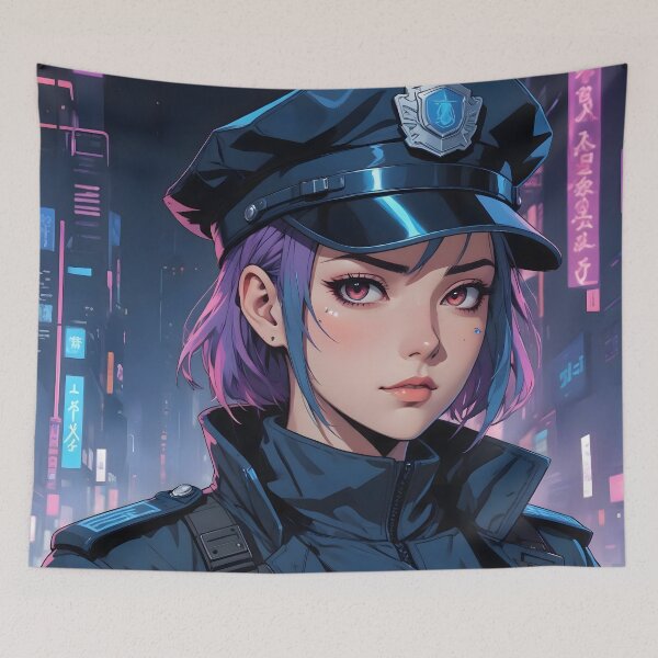 Item preview, Cyberpunk Police Officer designed and sold by papi1998.