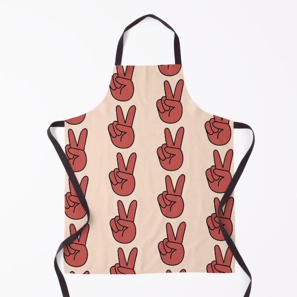 Item preview, Retro Hand Showing Peace Sign Watermelon Color/Red designed and sold by MrsCreative1.