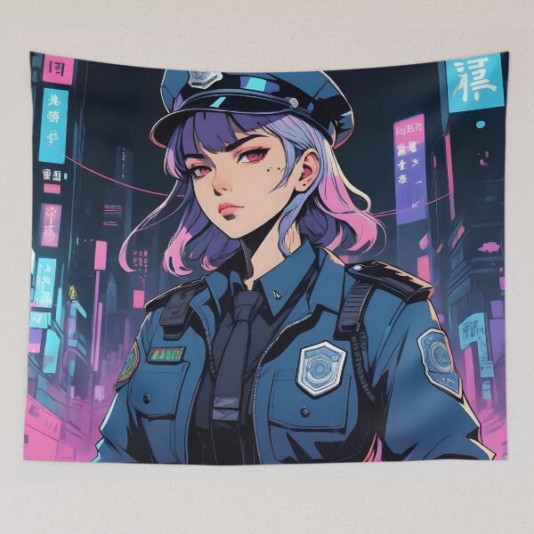 Item preview, Cyberpunk Police Officer designed and sold by papi1998.