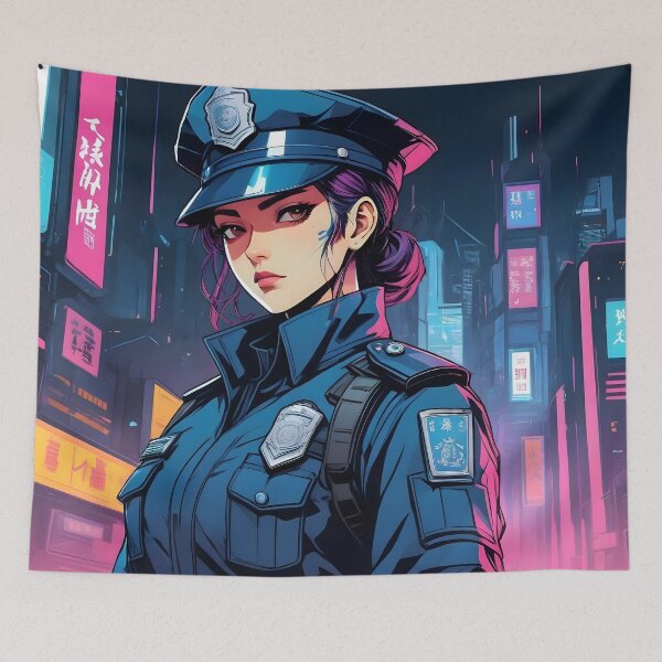 Item preview, Cyberpunk Police Officer designed and sold by papi1998.