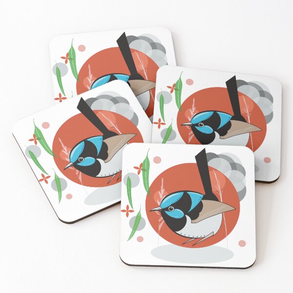 Item preview, Superb fairy wren Australian bird.  designed and sold by Old Friends.