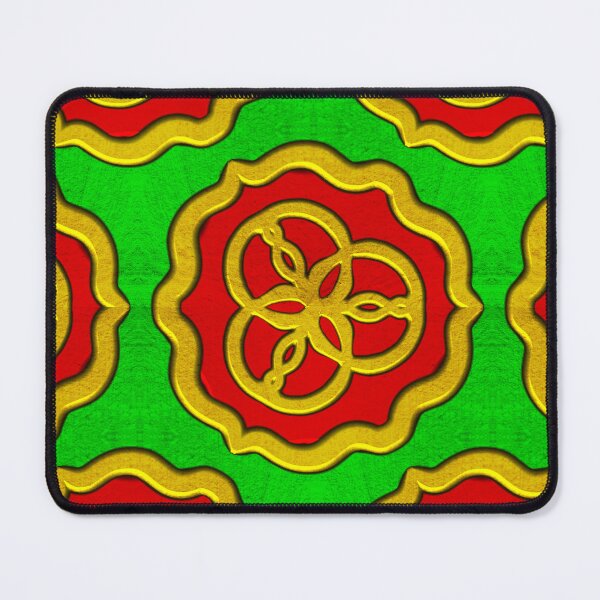 Item preview, Red Green Yellow Abstract Novelty Design Hand Drawn designed and sold by Victoria Rose.