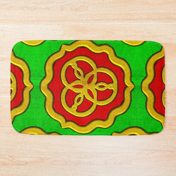 Item preview, Red Green Yellow Abstract Novelty Design Hand Drawn designed and sold by Victoria Rose.