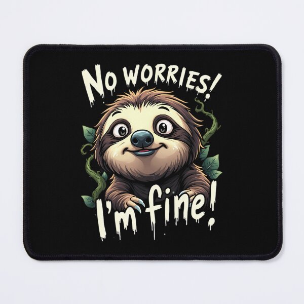 Item preview, Sloth - No Worries - I'm Fine designed and sold by nbg2012.