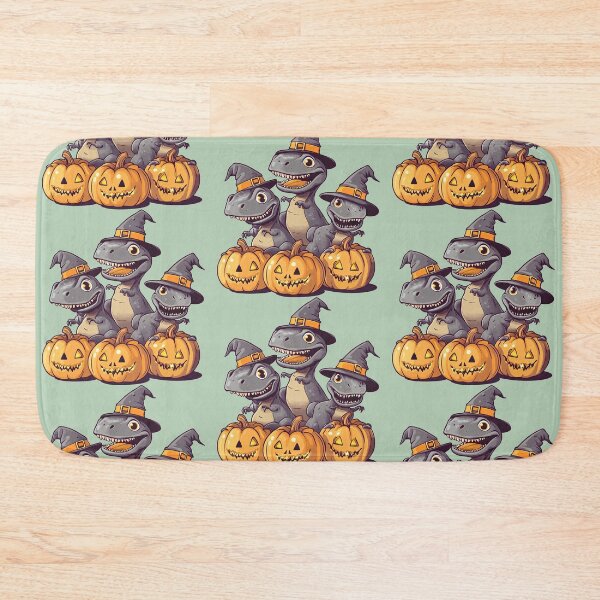 Item preview, Halloween Dinosaurs on Pumpkins T-Shirt, Fun Wizard's Laboratory Design, Spooky and Playful Design, wallart designed and sold by ZloppyDesign.