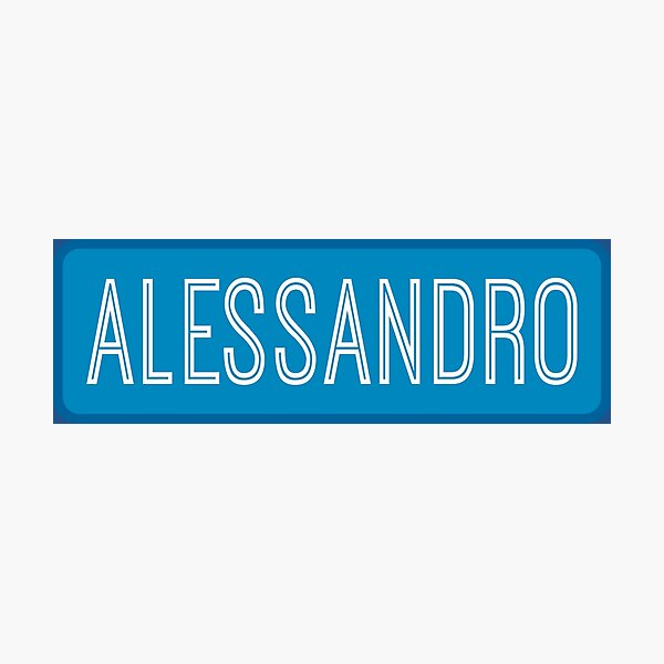 Item preview, Alessandro Name designed and sold by Jeallan Designs.