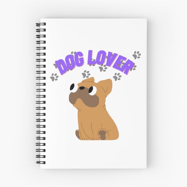 Item preview, Ilustración de un lindo perro de dibujos animados con el texto "Amante de los perros" designed and sold by MSHobbies.