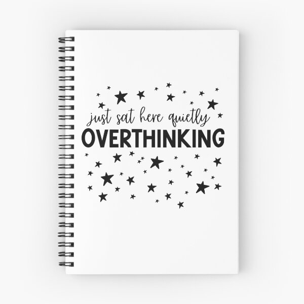 Item preview, Just Sat Here Quietly Overthinking – Funny Anxiety Humor designed and sold by nickjones81.