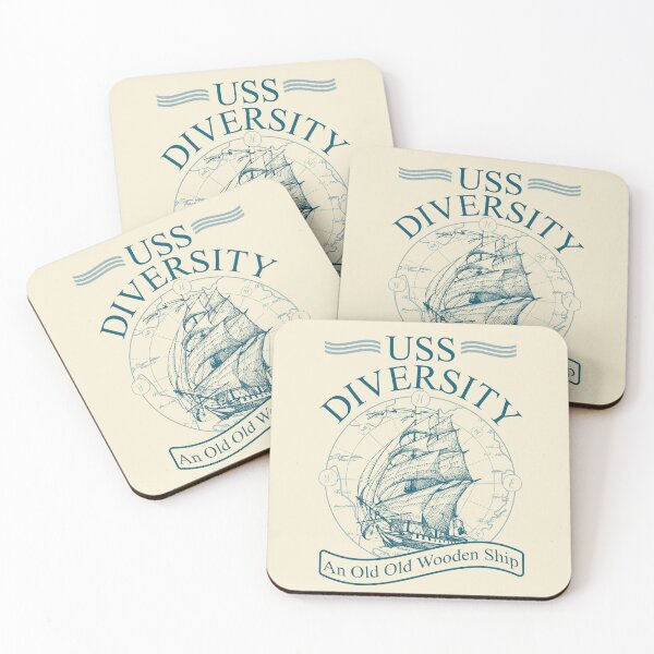 Item preview, Diversity, an Old Old Wooden Ship v2 designed and sold by McPod.