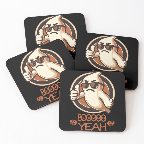 Item preview, Boo Yeah Ghost Halloween Saying Design designed and sold by LuminOrb.