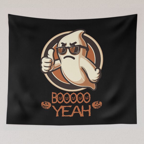 Item preview, Boo Yeah Ghost Halloween Saying Design designed and sold by LuminOrb.