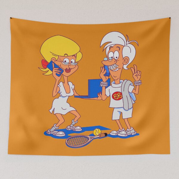 Item preview, Tennis Baby Boomers Couple designed and sold by ItaloBaudo.