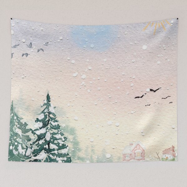 Item preview, Winter Wonderland - Snowy Forest Scene designed and sold by RaiyaTees.