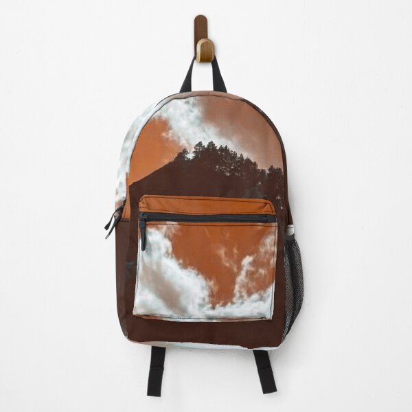 Item preview, Mountain under an orange sky designed and sold by AllltoooHuman.