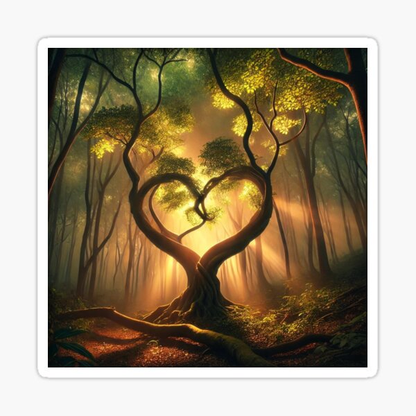 Item preview, Heart Shaped Trees: A Love Story in Nature designed and sold by TeslaSt0re.