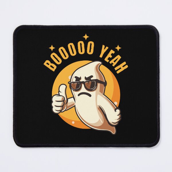 Item preview, Boo Yeah Ghost Funny Halloween Design designed and sold by LuminOrb.
