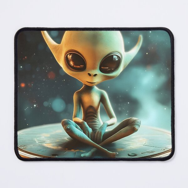 Item preview, Chill Space Vibes Alien designed and sold by AI-Only Creations.