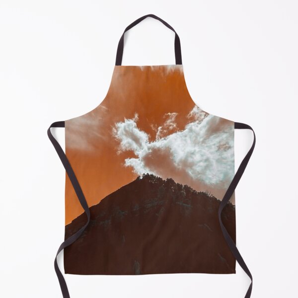 Item preview, Mountain under an orange sky designed and sold by AllltoooHuman.