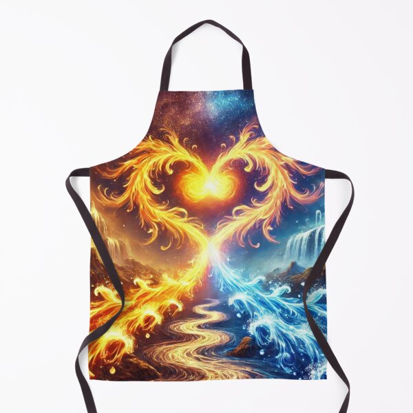 Item preview, Fire and Water A Cosmic Embrace designed and sold by TeslaSt0re.
