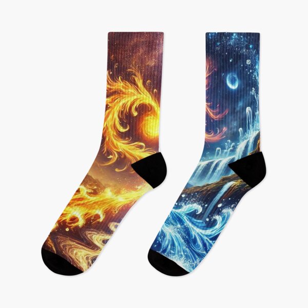 Item preview, Fire and Water A Cosmic Embrace designed and sold by TeslaSt0re.