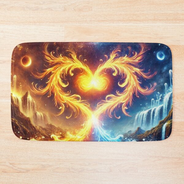 Item preview, Fire and Water A Cosmic Embrace designed and sold by TeslaSt0re.