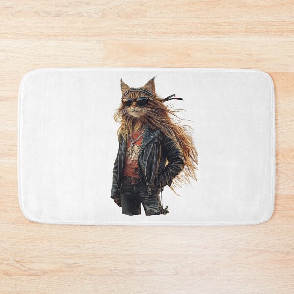 Item preview, Rock'n Roll Cat designed and sold by CuteAIstore.