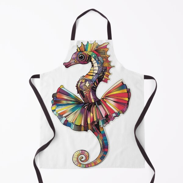 Item preview, Cyberpunk Seahorse Ballerina Dancer designed and sold by WaveVisions.