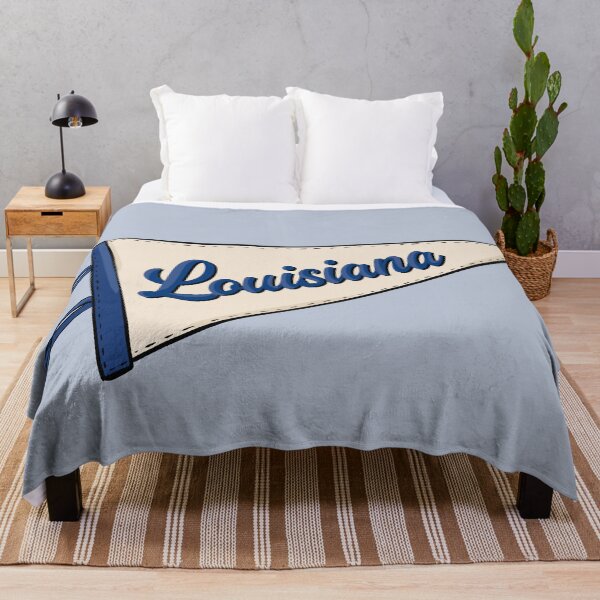 Item preview, Vintage Louisiana Pennant Flag designed and sold by Alexandra Jones.