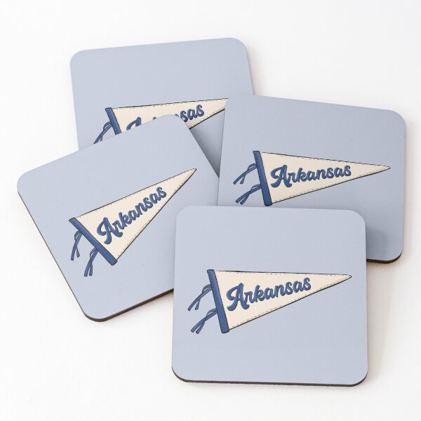 Item preview, Vintage Arkansas Pennant Flag Blue designed and sold by Alexandra Jones.