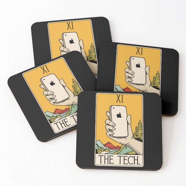Item preview, The Tech - Mobile Phone - Tarot Card designed and sold by isstgeschichte.