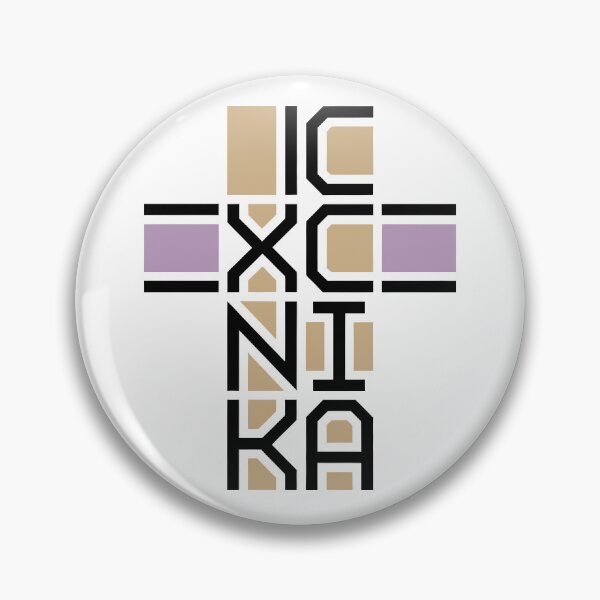 Artikelvorschau, Ic Xc Nika Victor Cross Jesus Christus erobert modernes Design entworfen und verkauft von clon-dot-net.