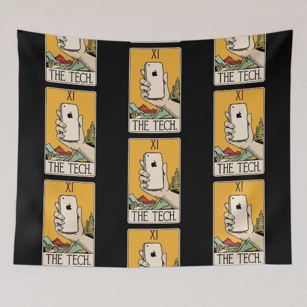 Item preview, The Tech - Mobile Phone - Tarot Card designed and sold by isstgeschichte.