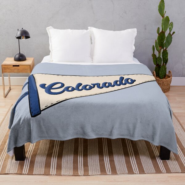 Item preview, Vintage Colorado Pennant Flag designed and sold by Alexandra Jones.