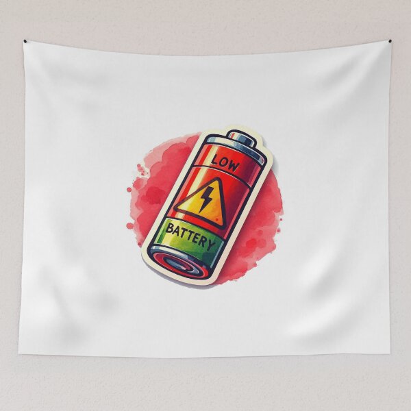 Item preview, Low Battery designed and sold by erkinmaddison.
