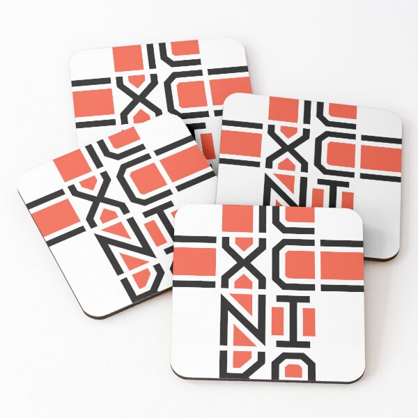Item preview, Ic Xc Nika Victor Cross Jesus Christ Conquers modern design red color, black words designed and sold by clon-dot-net.