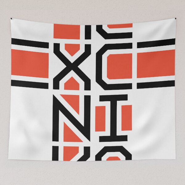 Item preview, Ic Xc Nika Victor Cross Jesus Christ Conquers modern design red color, black words designed and sold by clon-dot-net.