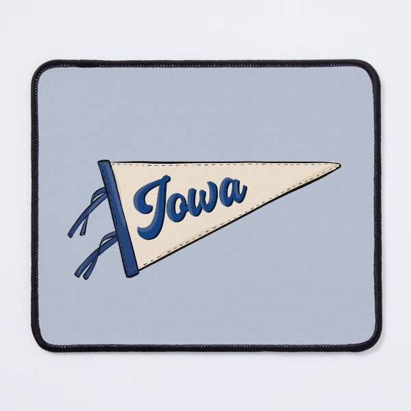 Item preview, Vintage Iowa Pennant Flag designed and sold by Alexandra Jones.