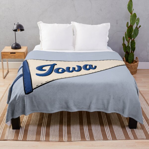 Item preview, Vintage Iowa Pennant Flag designed and sold by Alexandra Jones.