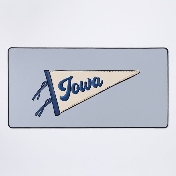 Item preview, Vintage Iowa Pennant Flag designed and sold by Alexandra Jones.