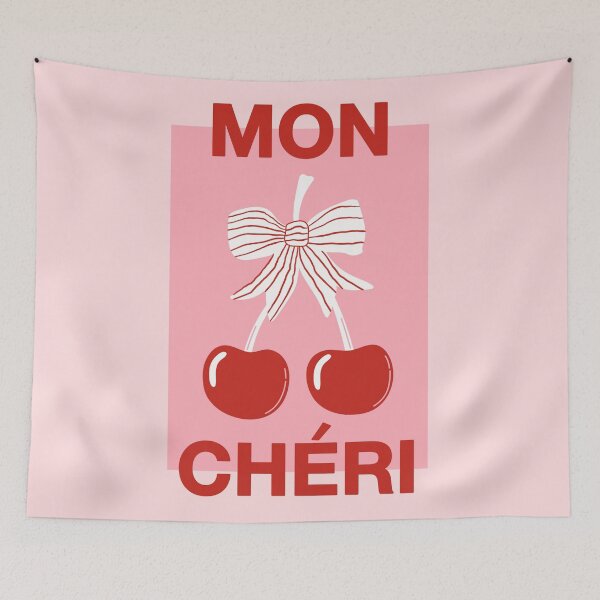 Item preview, Mon Cheri. Cherry Poster. Y2K print. designed and sold by CoCoArt-Ua.