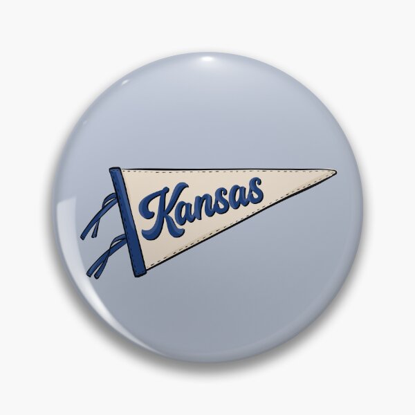 Item preview, Vintage Kansas Pennant Flag designed and sold by Alexandra Jones.